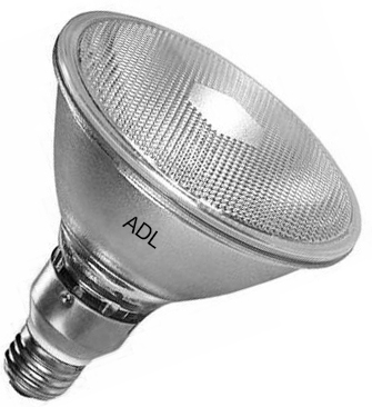 Metal halide UVB lamp PAR38GL